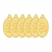 WHP Jewellers 12 gram Yellow Gold OM Pendant for ₹91,749