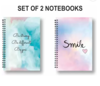 ROT RIX combo of 2 Notebooks A5 Diary Ruled 144 Pages  (Multicolor, Pack of 2)