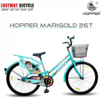 Fastway Bicycle HOPPER MARYGOLD 26T LADY BIKE 26 T Road Cycle  (Single Speed, Green, Rigid)