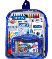 DOMS Pencil Smart Kit (Combination of 12 Stationery Items)