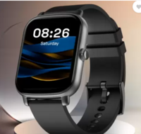 Noise Icon Buzz Smartwatch  (Jet Black Strap, Regular)