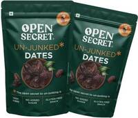 OPEN SECRET Dates | Khajur Dry Fruit | Rich in Protein & Vitamins (1.6kg - 400g x 4)
