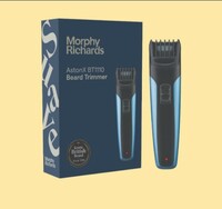 blinkit - Morphy Richards AstonX BT1110 Beard Trimmer (Black & Blue, 1.5W)
