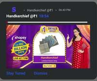 Shopsy ₹1 Deal - Handkerchief 