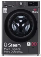 LG 9 kg 5 Star with AI Direct Drive, 6 Motion, I Steam and Wi-Fi Enabled Fully Automatic Front Load Washing Machine 
