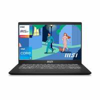 MSI Modern 14, Intel 12th Gen. i5 1235U,36CM Laptop(8GB/512GB NVMe SSD/Windows 11 Home/Iris Xe/Classic Black/1.4Kg),C12MO-1204IN