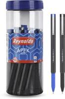 Reynolds Apex Gel Pen  (Pack of 20, Ink Color - Blue:Black)