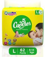 Cuddles - Super Pants Style Diaper - L (62 Pieces)