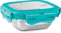 MILTON Robust 300 Stainless Steel Tiffin Box with 4 Side Lock Lid, 302 ml, Blue 1 Containers Lunch Box  (302 ml)