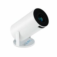 Play 4K 2024-P3 1280x1080P 2K LCD LED 180° Rotation Portable Projector with Android 11, WiFi 6 & Bluetooth,2.4G+5G Ultra Fast Wireless Connection, 4500 Lumens, 2.69" LCD Panel