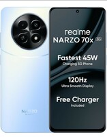 realme NARZO 70x 5G (Ice Blue, 6GB RAM,128GB Storage)|120Hz Ultra Smooth Display