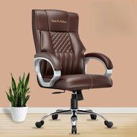 beAAtho Oxford Leatherette Office Chair