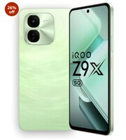 iQOO Z9x 5G (Tornado Green, 6GB RAM, 128GB Storage) | Snapdragon 6 Gen 1 with 560k+ AnTuTu Score | 6000mAh Battery with 7.99mm Slim Design | 44W FlashCharge