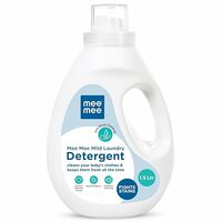 Mee Mee Baby Liquid Detergent 1.5 L | Ph balanced, Free from Harsh Chemicals, Safe for mother's hands & baby's skin | Anti-Bacterial, Removes Stains & Odor with One Drop, Hypoallergenic