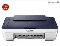 Refurbished) Canon Pixma MG2577s All-in-One Inkjet Colour Printer (Blue/White)