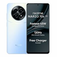 realme NARZO 70x 5G (Ice Blue, 8GB RAM,128GB Storage)Apply ₹3500 coupon