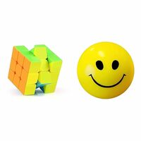 graphene Cubes 3x3 High Speed Sticker Less Magic Puzzle Cube Game Toy (3x3)