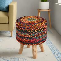 Heart Home Fluffy & Comfortable Aesthetic Ottoman