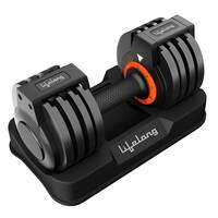 Lifelong Iron Single Adjustable Dumbbells Set For Men & Women