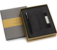 Parker Frontier CT Fountain Pen with Card Holder  (Ink Color - Matte Black)