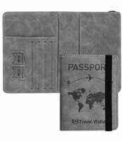 STORITE RFID Blocking PU Leather Passport Cover Wallet Organizer Travel Document Holder on Flipkart