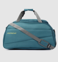 Aristocrat Teal Blue Solid Large Duffel Bag