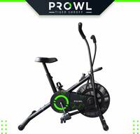 PROWL by TIGER SHROFF GT-40 Moving + Fixed Handle Dual-Action Stationary Exercise Bike (Black)