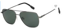 Polarized, UV Protection Retro Square Sunglasses (56)  (For Men & Women, Green)