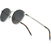 Free - Dervin Ponderable UV Protection Coating Round Sunglasses for Men and Women Classic Metal Sun Glasses