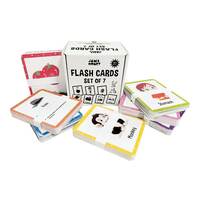 Amazon Brand - Jam & Honey Premium Flash Cards for Kids Early Learning | Combo Set of 7 