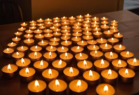 BIndian Tea Light Candle Pack of 50 Hour Long Burning_tlc065 Candle  (White, Pack of 50)