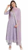ARSINU Stylish Kurta and Pant Set/Tradtional Ethnic Casual wear Printed Kurta Set Purp