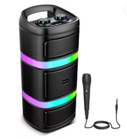 PTron Fusion Quad 40 W Bluetooth Party Speaker  (Black, 2.0 Channel)