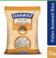 Daawat Pulav Basmati Rice (Basumati Akki) (Long Grain)  (5 kg) (Chennai) 