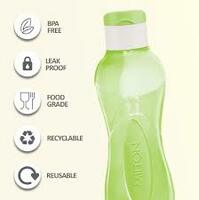 MILTON I Go Flip Plastic Water Bottle, 750 ml, Green 750 ml Bottle  (Pack of 1, Green, Plastic)