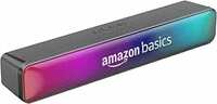 Amazon basics Wireless Soundbar with Bluetooth, USB, and Party RGB Lights 16W