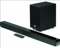 JBL Cinema SB241, Dolby Digital Soundbar with Wired Subwoofer for Extra Deep Bass, 2.1 Channel