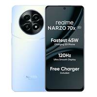 realme NARZO 70x 5G (Ice Blue, 6GB RAM,128GB Storage)  Apply ₹1500 coupon 