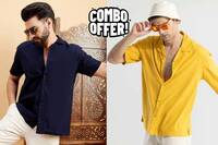 Metronaut Casual Shirts (Pack Of 2) upto 83% off