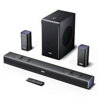 Mivi Fort Q500 Home Audio | 500W Surround Sound, 5.1 Channel Home Theatre, 8-inch subwoofer