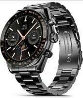 [ Lowest ] Fire-Boltt Moonwatch 36.3mm (1.43 inch) AMOLED Display, Wireless Charging, Metallic Frame