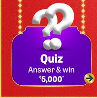 Great Indian Festival Quiz Answers & Win ₹5,000*