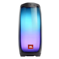 JBL Pulse 4 20W Portable Bluetooth Speaker (IPX7 Waterproof, Stereo Sound, Mono Channel, Black)