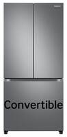 Samsung 550 L, Convertible, Digital Inverter, Frost Free French Door Refrigerator (RF57A5032S9/TL, Silver, Refined Inox, 2024 Model)