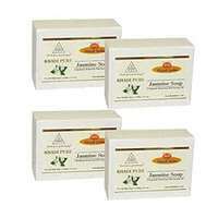 Khadi Pure Jasmine Soap, 125 g (Pack of 4) 