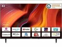 Coocaa 108 cm (43 inch) Full HD LED Smart Coolita TV 2024 Edition with Dolby Audio and Eye Care Technology (43C3U Plus)