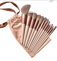 HUDA CRUSH Beauty Premium Synthetic Bristle Professional Face&Eye Makeup Brushes Set (13Pc)