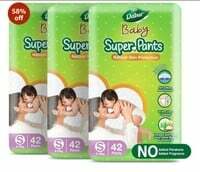 Dabur Baby Super Pants-Small 42 Pack-PO3 128pcs