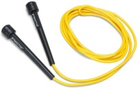  Amazon Brand - Symactive Polyvinyl Chloride (PVC) Skipping Jumping Rope for Men and Women, with Adjustable Height Speed for Exercise & Fitness (Yellow) 
