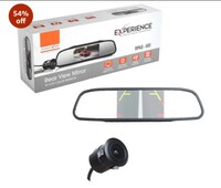 Nippon Rear View Mirror with Backup Camera for Reverse Parking- 4.3 Inch TFT LCD Mirror Monitor + LED-Night Vision Camera-RPAS- 600 
